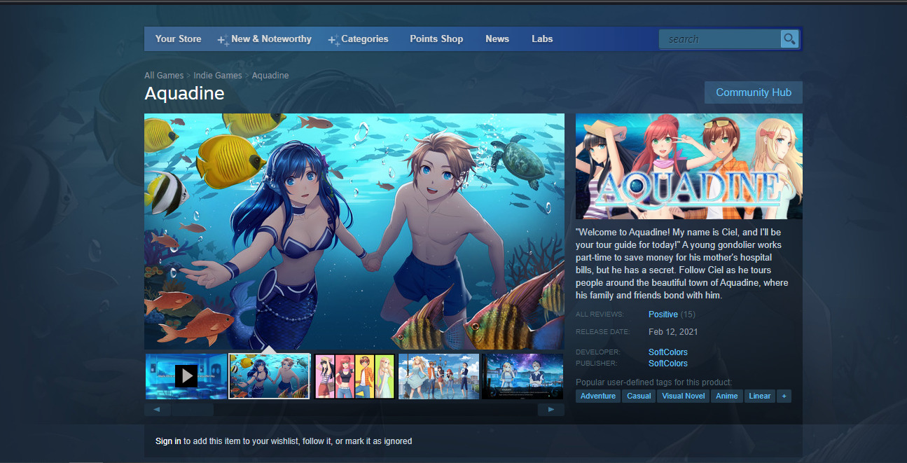 Aquadine on Steam!